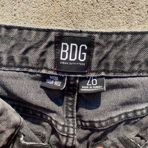 Urban outfitters black high rise mom jeans